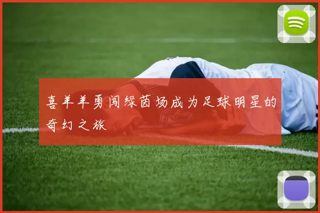 喜羊羊勇闯绿茵场成为足球明星的奇幻之旅